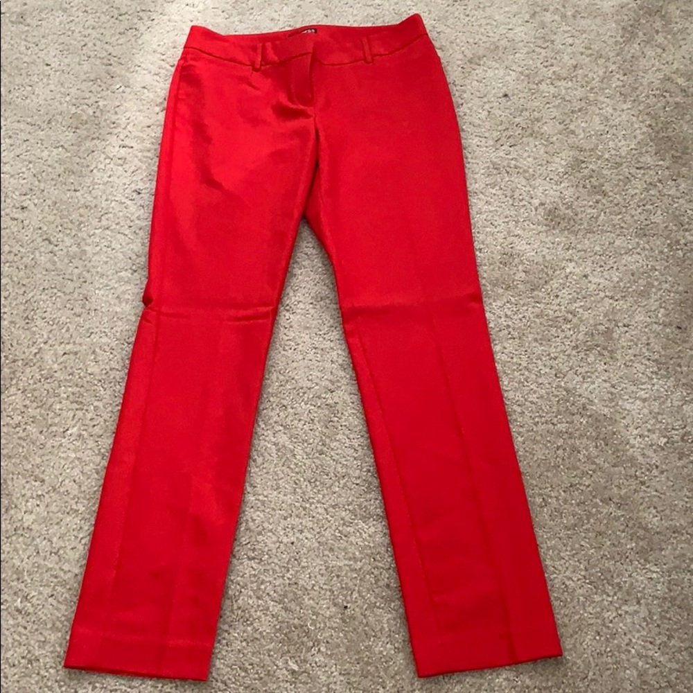 Red express columnist pants